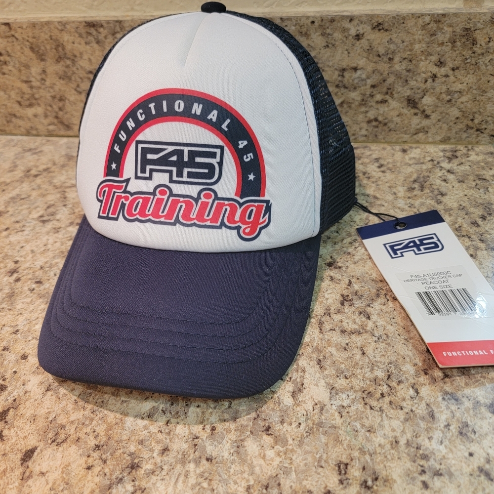 Functional 45 F45 training trucker hat cap NWT